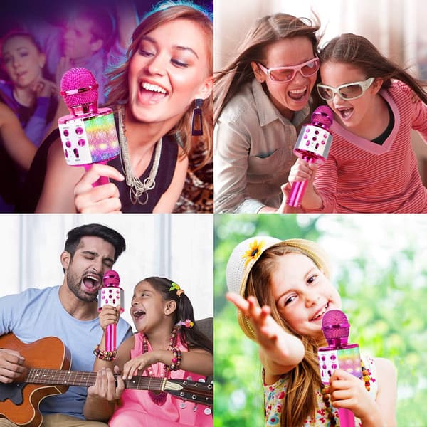 Langaton karaokemikrofoni, kannettava Bluetooth-kaiutin