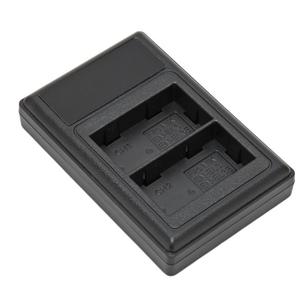 Kamera Batterilader USB Dobbel batterilader med strømskjerm for Nikon D90 D80 D90s D700 D300 D300S D200 D70 D50