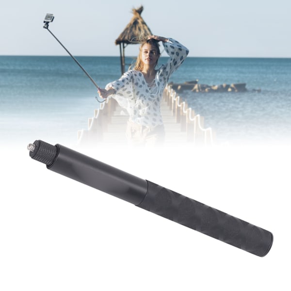 Actionkamera Selfie Stick 23 till 120CM Utökbar Aluminiumlegering Anti Slip Selfie Stick för Insta 360X3 GO 2 ONE RS X2 R X