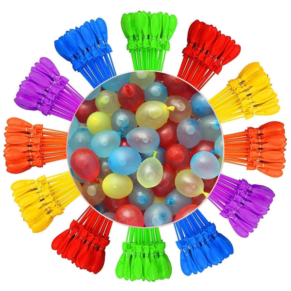 Snabbfyllande självförslutande snabbvattenballonger 111/333 st vattenballonger 3/9 bunt 111 kpl