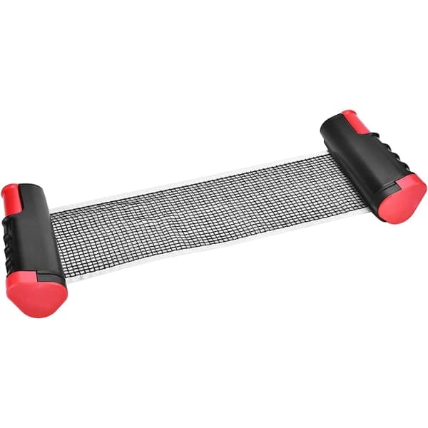 Foldbart bordtennisnet - Bærbar sort