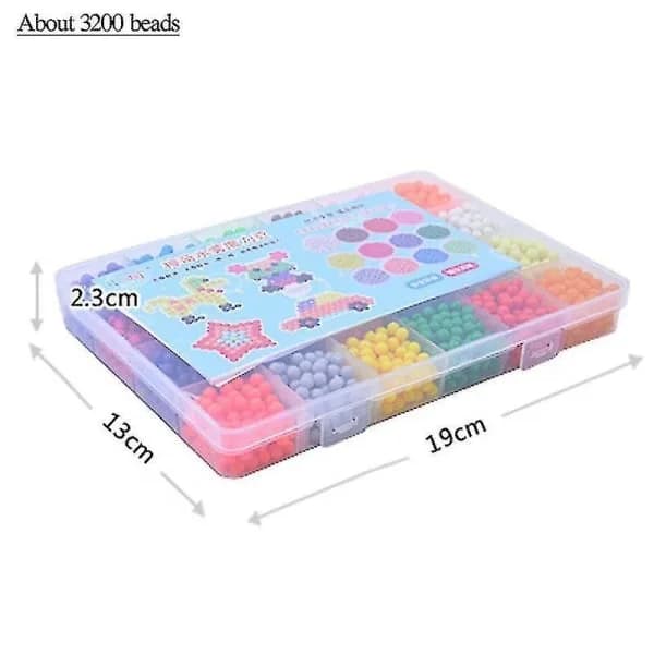 Lasten Aquabeads Vatten Sticky Beads 24 väriä DIY-setti
