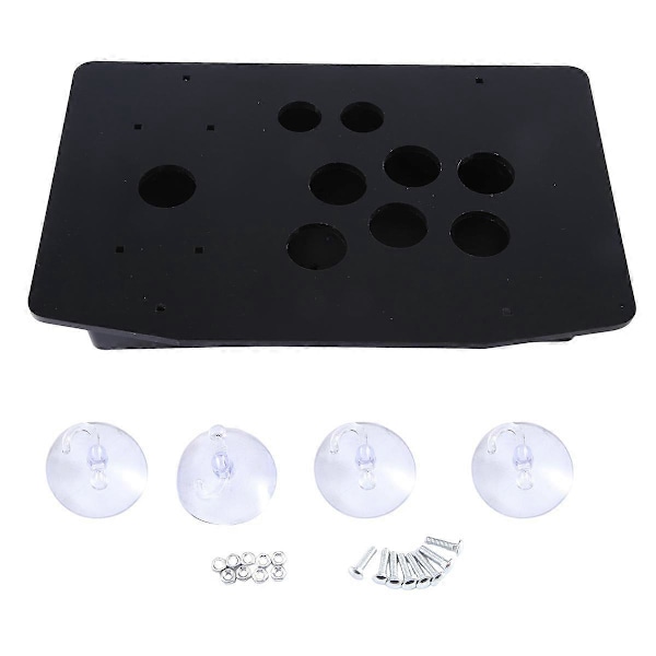 DIY Arkadjoystick Ersättning Akrylpanel Fodral Handtag Arkadspel Kit Robust Konstruktion Easy.pa