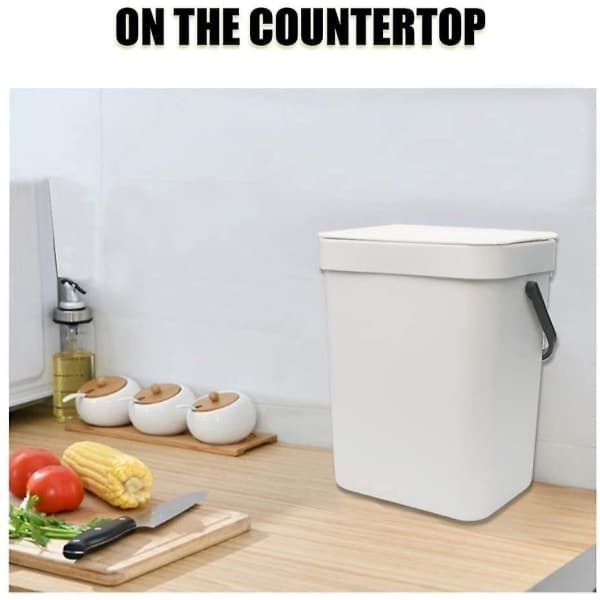 1,3 Gallons Kompostbeholder, 1-pak Kompostbeholder Lille