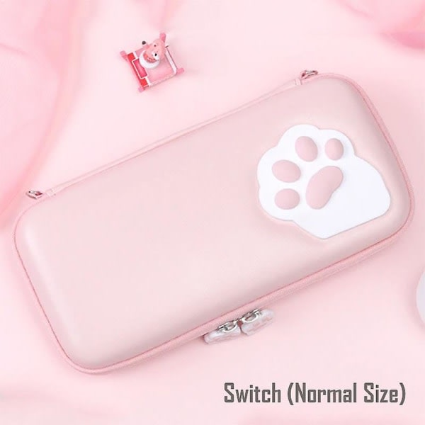 2021 För Nintendos Nintendo Switch Väska Söt Katt Bärbar Case För Nintendo Switch/Lite Konsol Tillbehör Switch Pink