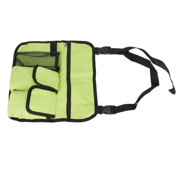 Strandstol Armlænstaske Handy lommer Armlænstaske Udendørs stol hængende opbevaringstaske til Camping Green