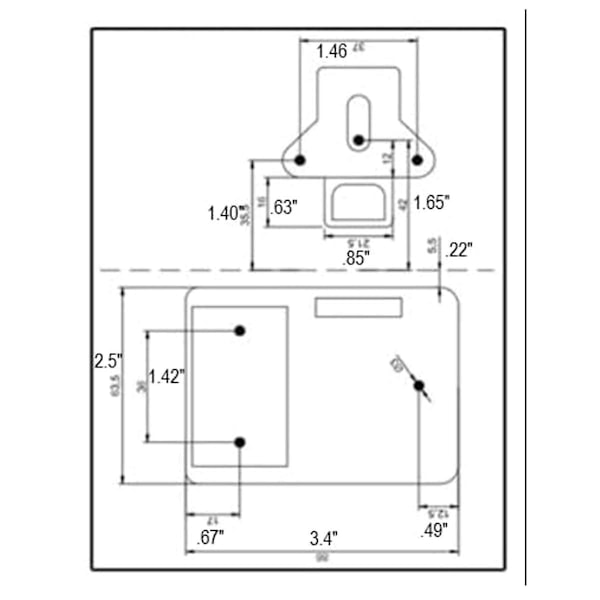 Paris_RFID Elektroniskt Skåplås - Mörkt Lås för DIY-Installation på Träskafferi, Skåp, Låda, Skoskåp