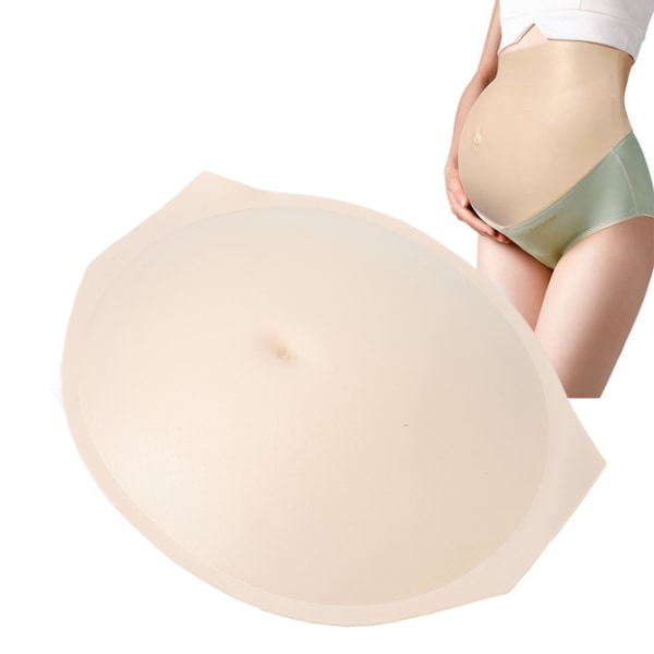 Falsk mage 1 till 5 månader lätt andningsbar svamp självhäftande gravid mage för kostym Cosplay scenrekvisita