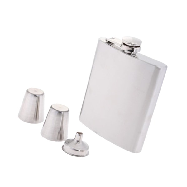 1/2/3 7oz Ruostumattomasta Teräksestä Valmistettu Hip Flask -setti Taskukolvi Tyypillä A Type A 1Set