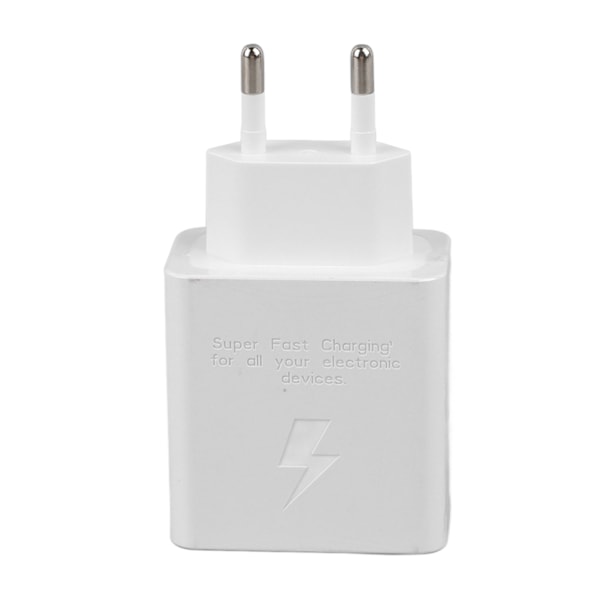 65W USB C-telefonladdare Dubbel typ C Enkla USB-portar EU-kontakt 100-240V Universell USB C-väggladdare för bärbara telefoner