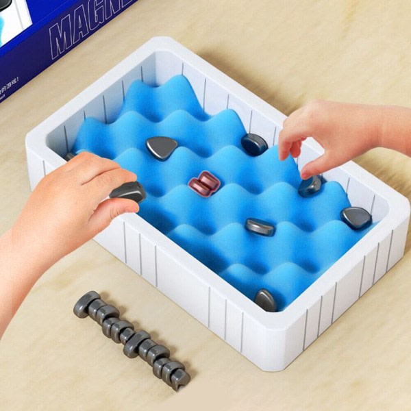 NYTT ferromagnetiskt magnetiskt schackspel Plast Interactive Magnet Brädspel UK