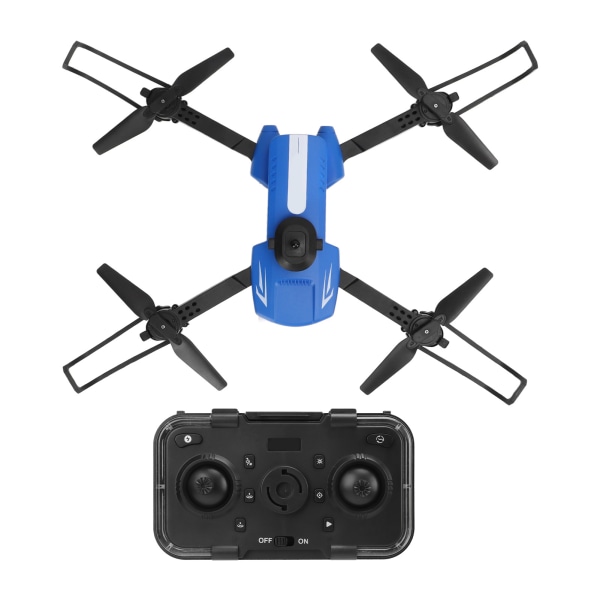 Drone muovinen 4K High Definition -kaksoiskameralinssin optinen virtausasemointi Vältä esteitä UAV 14 Above Blue -kolmiparistolle