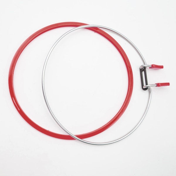 1/2/3 Broderiram for Korssting med Spenningsram rød 22cm 1 stk