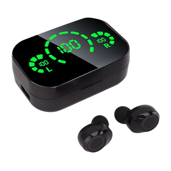 Bluetooth-øretelefoner Touch Control HiFi-lyd Digital Power Display Trådløse høretelefoner til bærbar tablet
