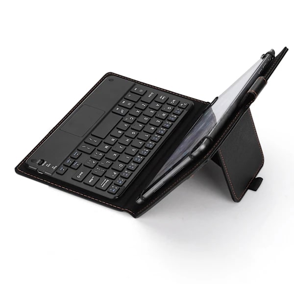 7/8 inch 75-Hour Wireless Keyboard with Touchpad and Protective Case for Android/iOS/Windows
