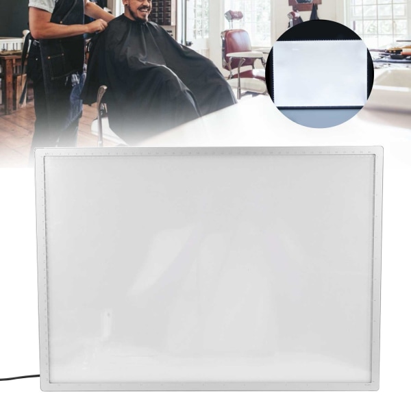 Frisørsalong Reklame Light Box Plakat Light Box Display Board med metallstøtte