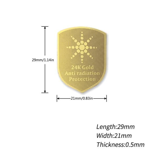 10 stk. Anti-strålingsbeskyttelse Shield EMF til beskyttelse Mobiltelefon Sticker