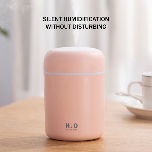 Essential Diffuser Air Aromatherapy LED Aroma pinkki pink