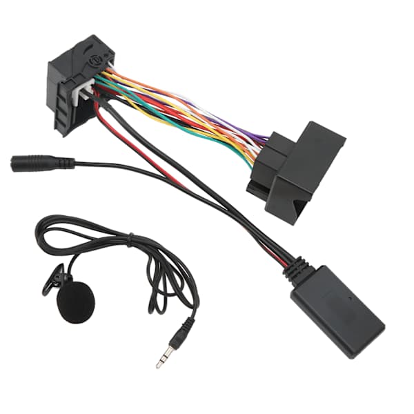 Bil Bluetooth 5.0 AUX-adapter med håndfri mikrofon til RCD310 RCD510 RNS310 RNS315 RNS510