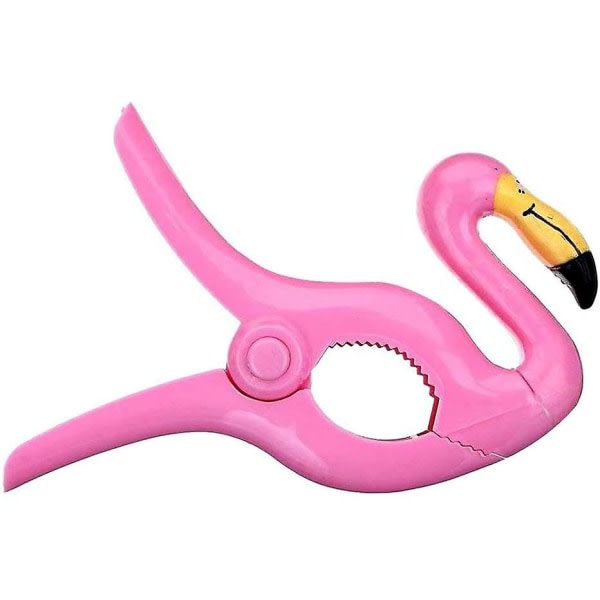 4 stk. flamingo klemmer