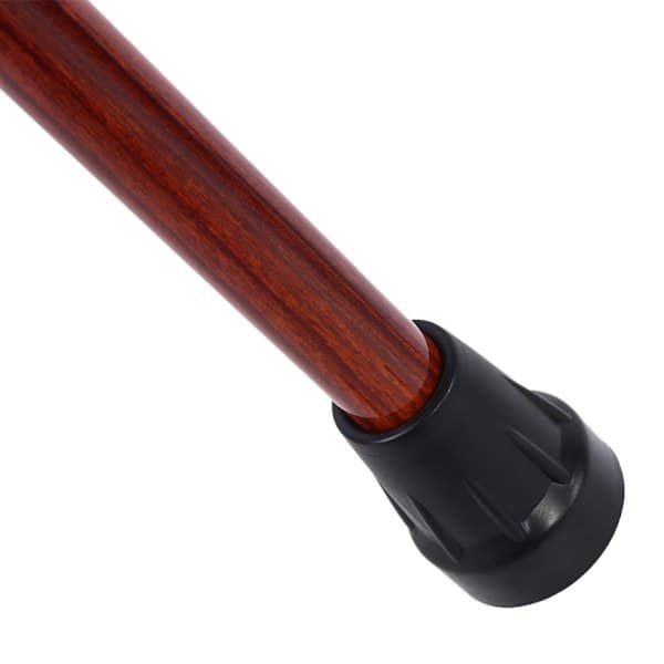 Multifunctional Telescopic Metal Flashlight Lightweight Walking Stick (Pink)