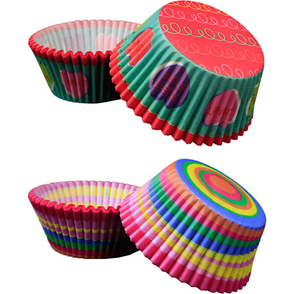 Cupcake Liners Fettfast papper Bakformar 200-Count