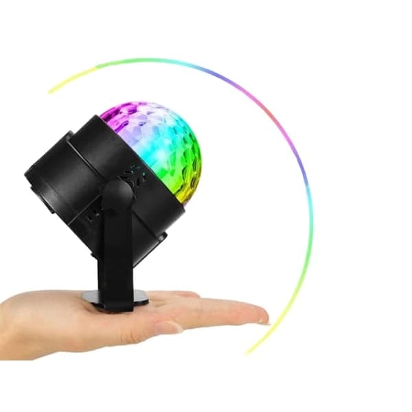 Diskokuleprojektor – LED RGB Spotlight