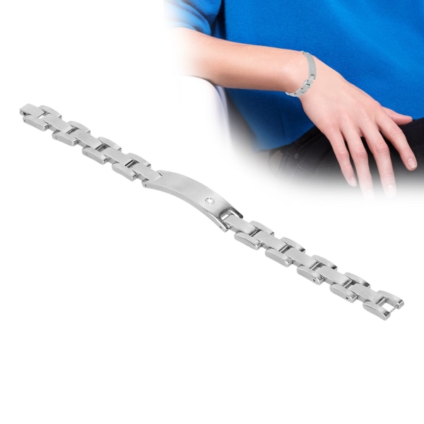 Titan stål par magnetisk terapi armbånd Fasjonable magnet armbånd for menn