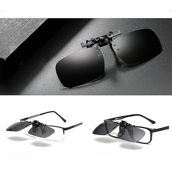 Clip On Style Polarisert Solglasögon For Fiske Ridning Vandring Dag/natt