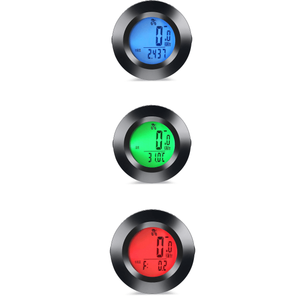 Vanntett speedometer med 3-farget bakgrunnsbelysning_paris
