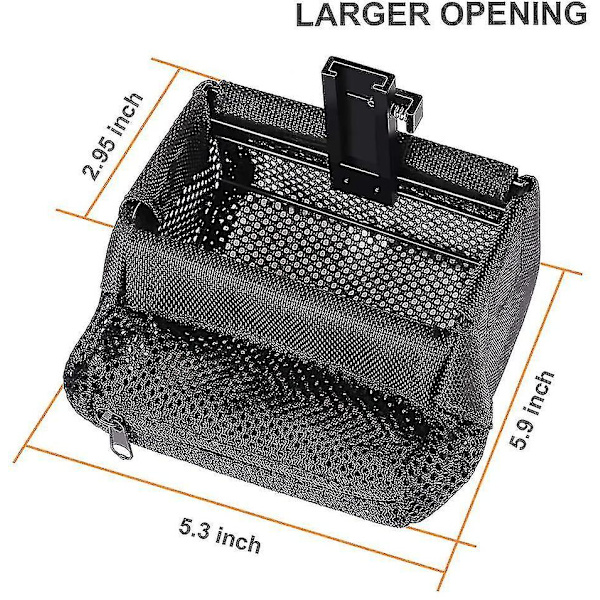 Pic Rail Messingfangere med Varmebestandigt Mesh og Lynlåsført Bund til Picatinny Montering Hurtig Aflastning