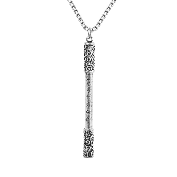 Moderigtigt mænd legeret halskæde halskæde smykker tilbehør dekoration flot gave (sølv)