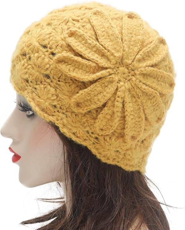 Damvinterhatt i vintage ull - Bowlerhatt
