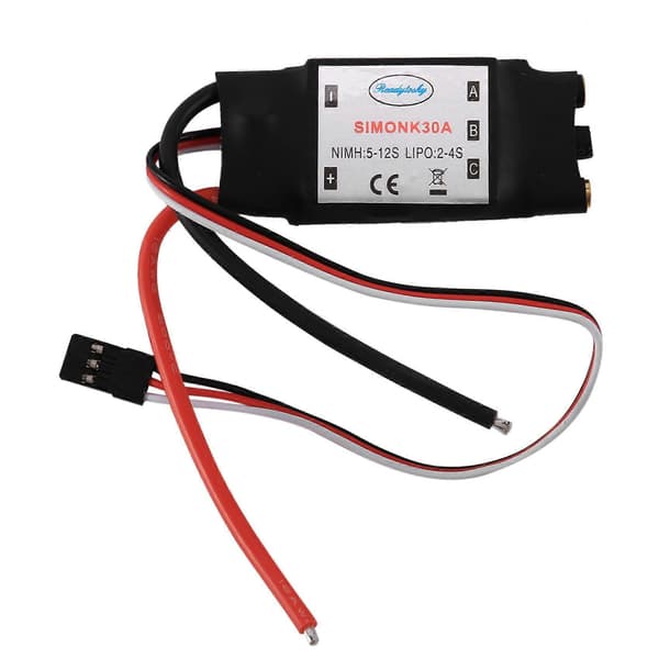 4X SimonK 30A ESC Børsteløs Hastighetskontroller BEC 2A for Quadcopter F450 X525.pa