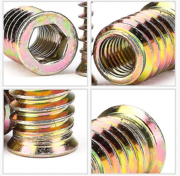 Gänginsats M10 X 20 Mm För Trä 20 St A Yu