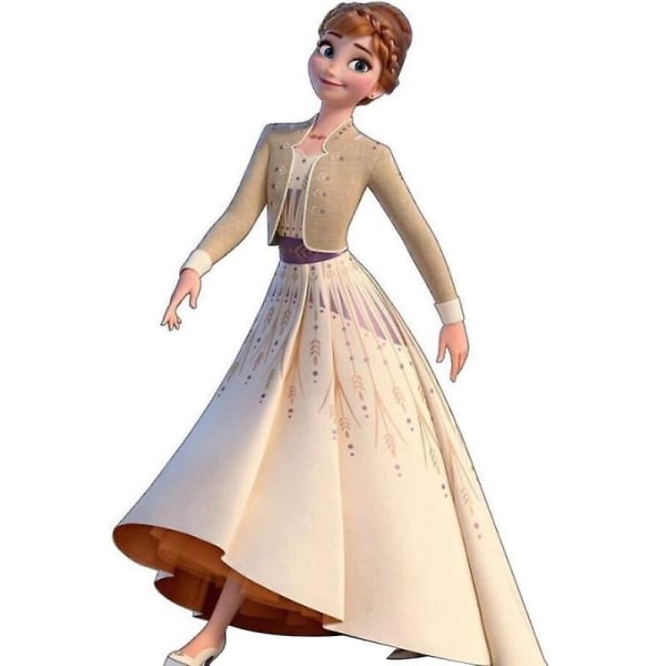 Frozen 2 Queen Elsa Cosplay Kostym prinsessekjole til børn piger 11-12 år