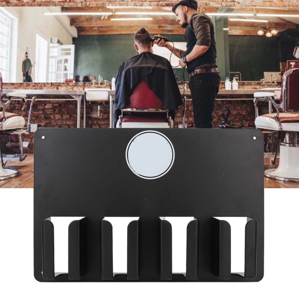 Multifunktionel elektrisk hårklipperopbevaringsstativ Vægmonteret hårklipperbørsteholder