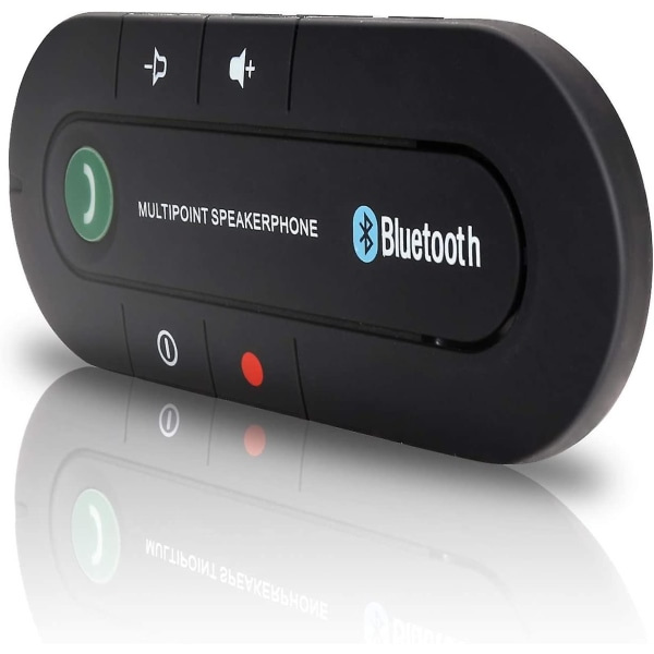 Håndfri Bluetooth Solskjerm Bilsett Baksete Kompatibel med iPhone, Samsung for GPS, Musikk, Samtaler - Perfekt