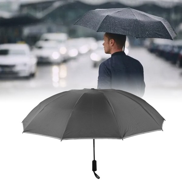 Inverterat omvänt paraply Automatiskt solskydd UV-blockerande hopfällbart paraply för män kvinnor