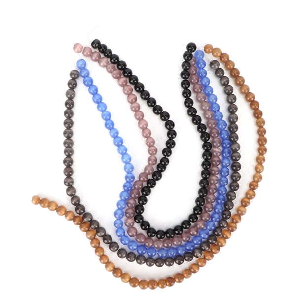 5 stk naturlige afstandsperler Løse stenperler til halskæde Armbånd Tilbehør til smykkefremstilling