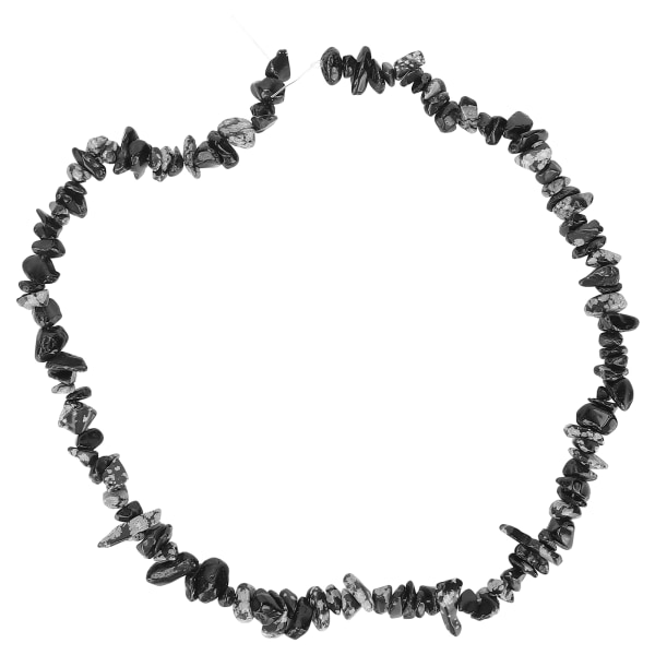 Smycketillverkning Pärlchip Halsband Armband Hantverkstillverkning Oregelbundna pärlortillbehörSnöflingasten