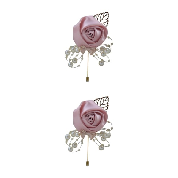 1/2/3/5 Luksuriøse bryllupsbrosjer Stilige og elegante tilbehør gull gold 2Set