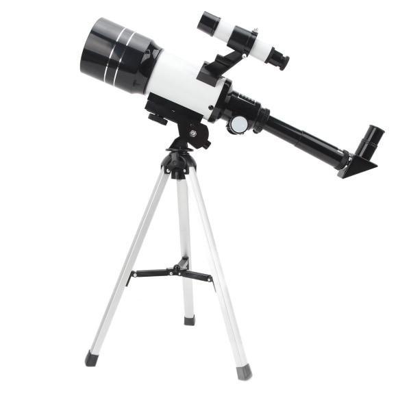 70 mm Aperture Astronomical Refractor Telescope Refractor Telescope med stativfäste Mobiltelefonhållare för vuxna Barn Nybörjare