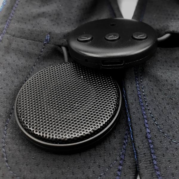 Sovhörlurar - Pannband med Bluetooth-hörlurar och mikrofon Mörkblå Mørkeblå