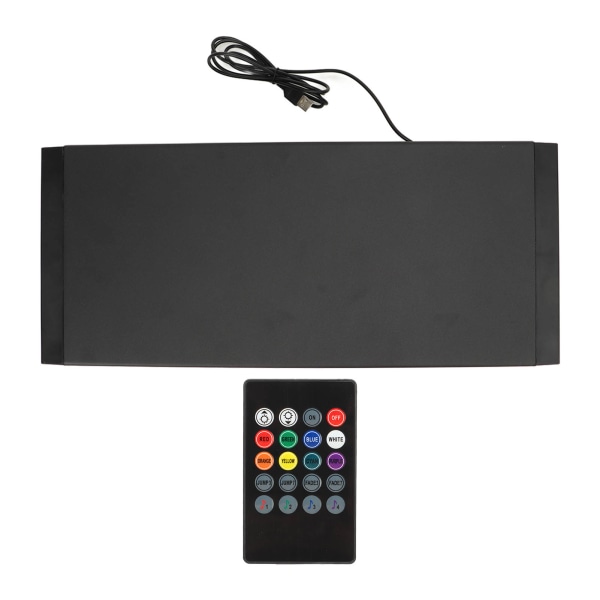 KM81 Monitor Stand Desktop Riser 8,5 cm Höjd 55,1 lb lastbärande med RC-kontroll Färgrikt ljus skrivbordstillbehör