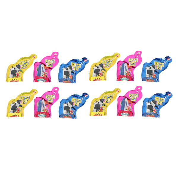 12 kpl Mini Confetti Popper Lelut Kädessä pidettävä puhallettava paljettiilmapallo festivaalin hääjuhliin