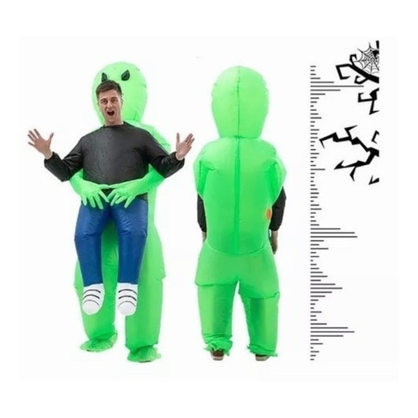Oppustelig Alien Kostume Kvinder Mænd Jul Halloween