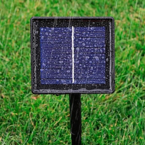 Solcellsdriven LED-ljusslinga 40 Färgglada Lampor 7m—pa