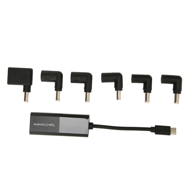 USB C DC strømadapter 65W Automatisk spenningsregulering 5,5x2,1mm Hunn til USB C Laptop Lader Adapter Converter