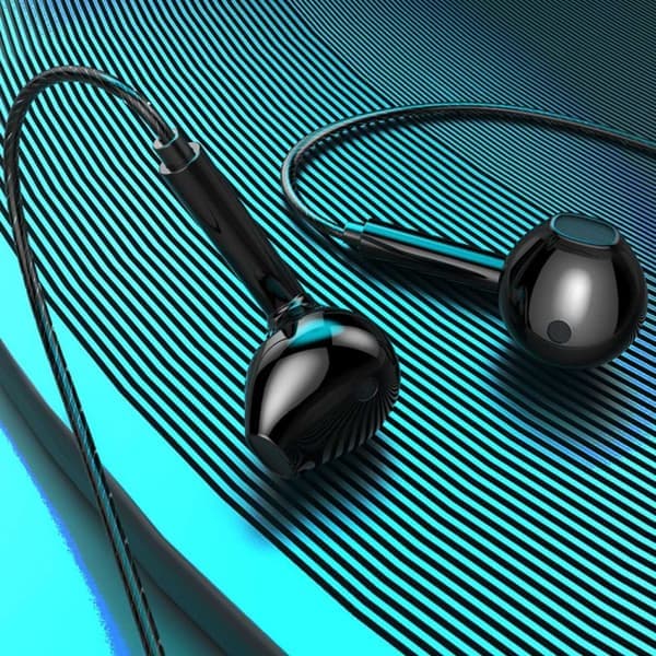 Universelle USB-C Hovedtelefoner med Kabel DAC Sort—pa
